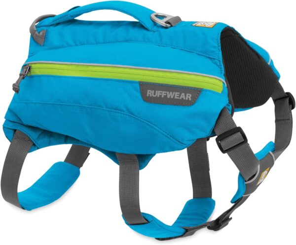 Ruffwear, Singletrak Dog Pack, Hiking Backpack with Hydration Bladders, Blue Dusk, Medium - Image 2