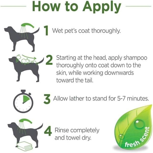 Vetality Naturals Flea & Tick Conditioning Shampoo for Dogs, 8 fl. oz. - Image 4